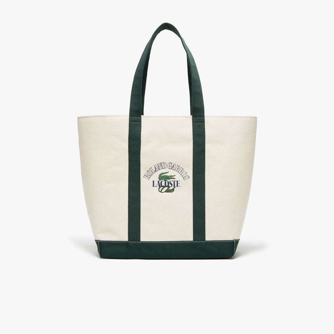 Классическая сумка Lacoste Unisex Roland Garros Edition Tote фото 1