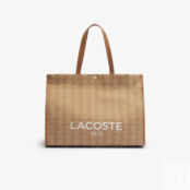 Сумка-тоут Lacoste Unisex Print Jacquard Tote фото 1