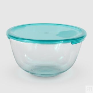 Миска Pyrex Cook&store 0,5 л+крышка голубая 14 см Pyrex