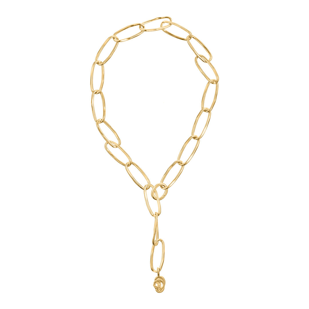 Колье Necklace With Small Snakes - Gold CAVIAR JEWELLERY фото 1