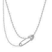 Колье Crystal Pin Necklace - Silver VIVA LA VIKA фото 3