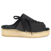 Женские сланцы Clarks(Wallacraftopen 26148637), черные фото 2