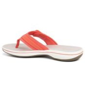 Женские вьетнамки Clarks (Brinkley Sea 26158581), кораловые фото 3