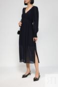 Однотонное платье из тюля на кокетке Naf Naf фото 2