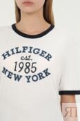 Футболка хлопковая с контрастными деталями Tommy Hilfiger фото 4