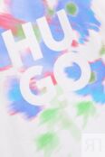 Футболка хлопковая с принтом HUGO фото 5