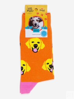 Носки с рисунками St.Friday Socks, Лабрадор, Желтый