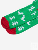 Новогодние носки St.Friday Socks с динозаврами, Зеленый DINOSANTASBHOS8B-GREEN фото 4