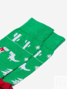 Новогодние носки St.Friday Socks с динозаврами, Зеленый DINOSANTASBHOS8B-GREEN фото 5