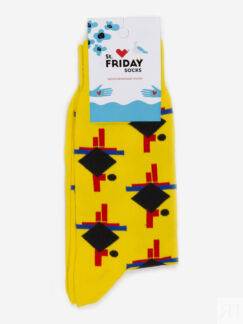 Носки St.Friday Socks x Русский Музей, Эскиз, Чашник, Желтый