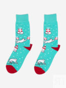 Новогодние носки St.Friday Socks Котики-Подарочки, Голубой KOTIKIPDAROCHKISBHOS8B-BLUE фото 3