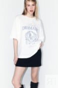 Футболка oversize хлопковая с принтом befree 4680704690347 фото 1