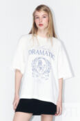 Футболка oversize хлопковая с принтом befree 4680704690347 фото 2