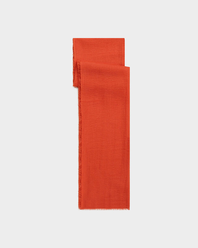 Палантин из хлопковой крэш-ткани