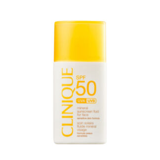 Sun Солнцезащитный минеральный флюид для лица с SPF50 CLINIQUE