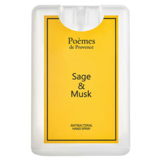 Cпрей для рук антибактериальный шалфей и мускус POEMES DE PROVENCE