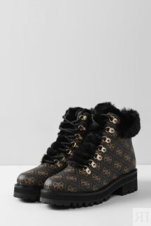 Ботинки с меховой отделкой Guess