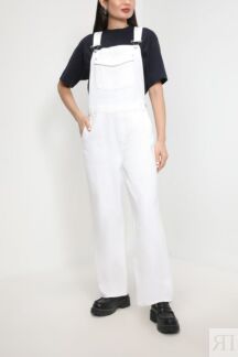 Джинсовый однотонный комбинезон широкого кроя Marc O'Polo Denim
