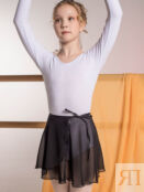 Юбка балетная на запахе Танцующие, Черный MU-04-0900TNSHT3W-BLACK фото 5