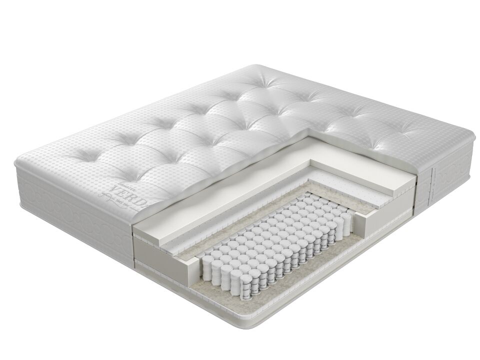 Анатомический Матрас Verda Elegance (White Shine) 80x200 фото 1