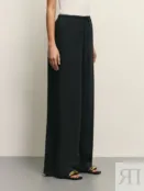 Широкие брюки из вискозы и льна Zarina ZR2505022116-57 фото 3