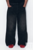 Джинсы baggy широкие с декоративными швами befree 4680704129854 фото 5