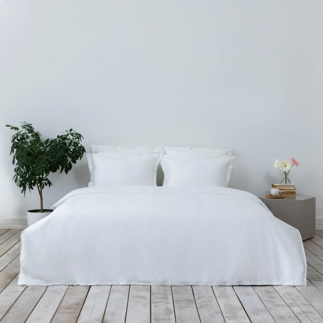 Простыня евро La Prima SilvaSilk Royal white 240х280см 910/0322052/2892 фото 1