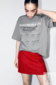 Футболка oversize хлопковая с принтом befree 4680704580556 фото 1