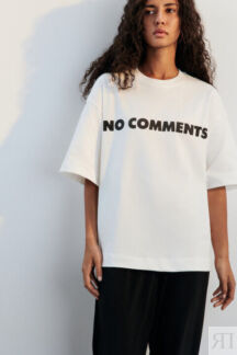 Футболка oversize хлопковая с надписью befree
