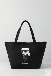 Сумка шоппер с принтом ikonik 2.0 Karl Lagerfeld