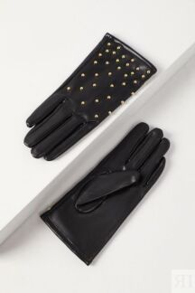 Перчатки с заклепками Guess