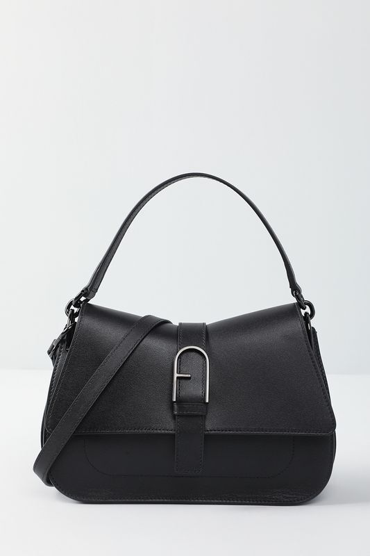 Кожаная сумка сетчел Flow M Furla фото 1