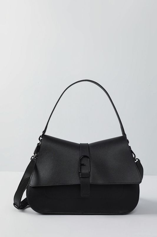 Кожаная сумка сетчел Flow L Furla фото 1