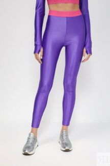 Спортивные легинсы с логотипом бренда VERSACE JEANS COUTURE