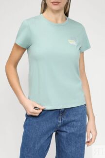 Хлопковая футболка с логотипом бренда LEVI'S