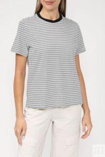 Хлопковая футболка в полоску Esprit Casual