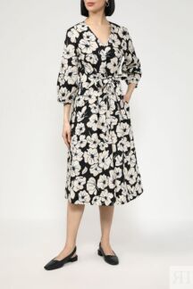 Платье хлопковое с поясом Gerry Weber