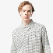 Мужская рубашка Lacoste из льна фото 3
