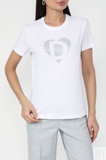 Футболка хлопковая с принтом Desigual