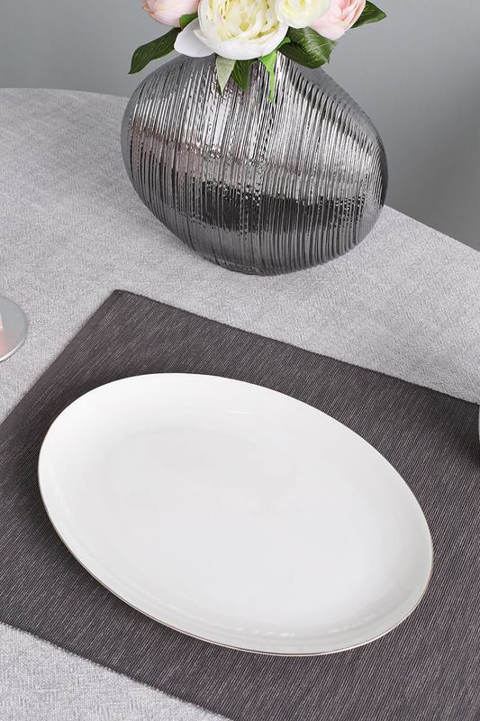 Блюдо фарфоровое Allseasons Platinum 21maison фото 1