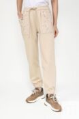 Брюки хлопковые с шитьем TWINSET фото 1