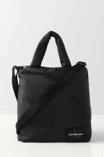Сумка шоппер с логотипом бренда Puffy aop Calvin Klein
