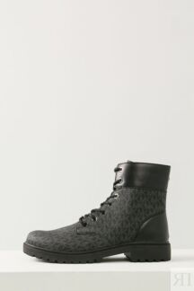Ботинки с монограммой бренда Alistair Bootie Michael Michael Kors