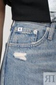 Джинсы рваные укороченного кроя Calvin Klein Jeans фото 4