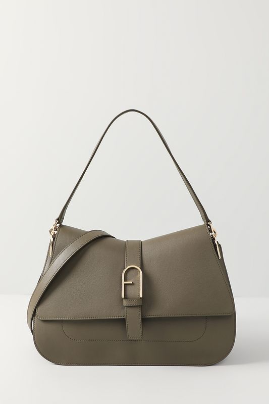Сумка сетчел кожаная Flow Furla фото 1