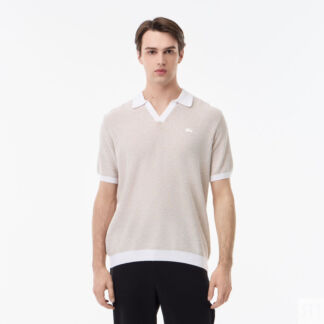 Мужской свитер Lacoste из смеси органического хлопка и льна