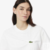 Женская футболка Lacoste из органического хлопка фото 3