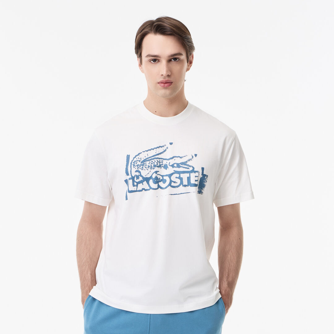 Мужская футболка Lacoste из органического хлопка фото 1