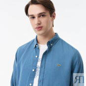 Мужская льняная рубашка Lacoste фото 3
