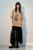 Футболка oversize с вареным эффектом и принтом befree 4680704309591 фото 4